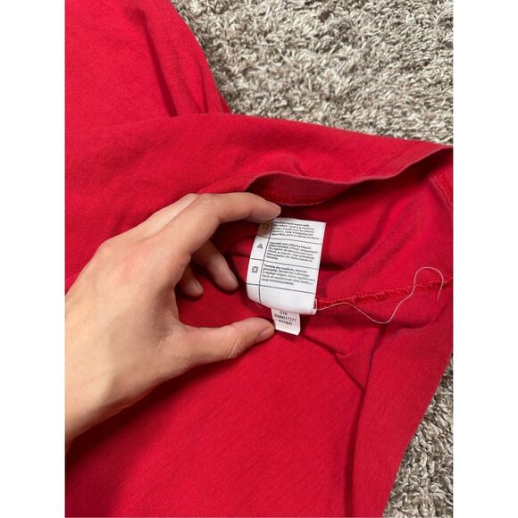 Carhartt Loose Fit Midweight Pocket Front Logo T-Shirt Short Sleeve Red Mens 2XL - Picture 6 of 9